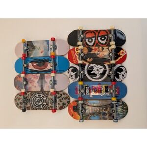 Tech Deck 96mm Fingerboard Lot of 8 Blind Toy Machine Element DGK Used Good